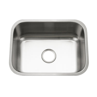 Houzer Eston Stainless Steel Undermount Single Bowl Kitchen Sink